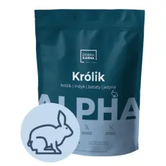 Karma dla psa królik z indykiem i batatami. Idealna dla dorosłych psów wszystkich ras.