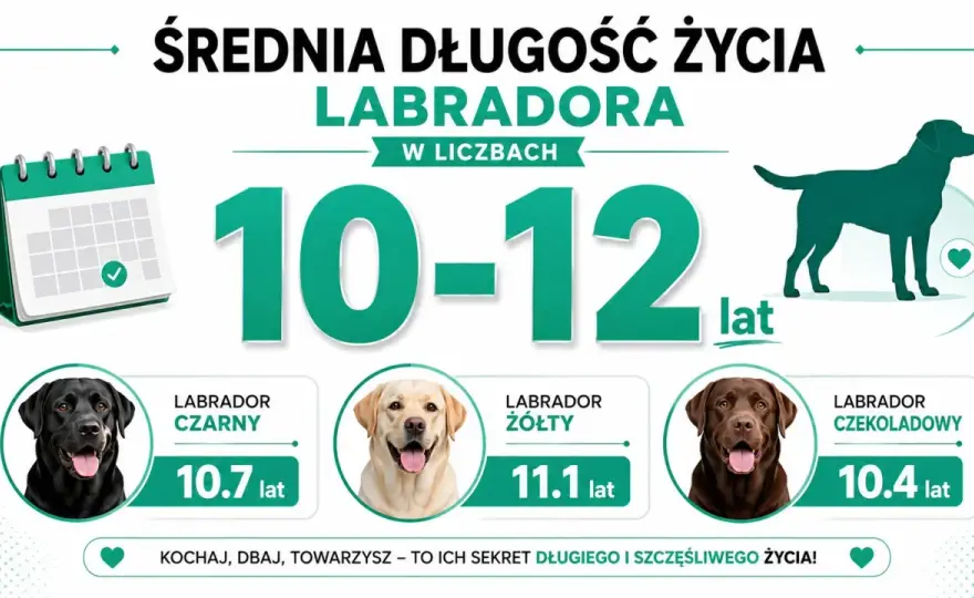 Ile żyje labrador? Co naprawdę wydłuża jego życie