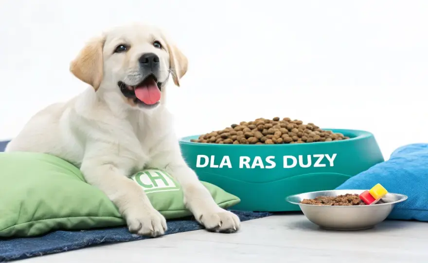Karma dla szczeniąt ras dużych - jak karmić bez błędów?